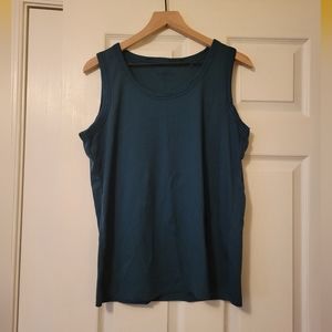 NWOT Bonita Tank Top, Turquoise XL